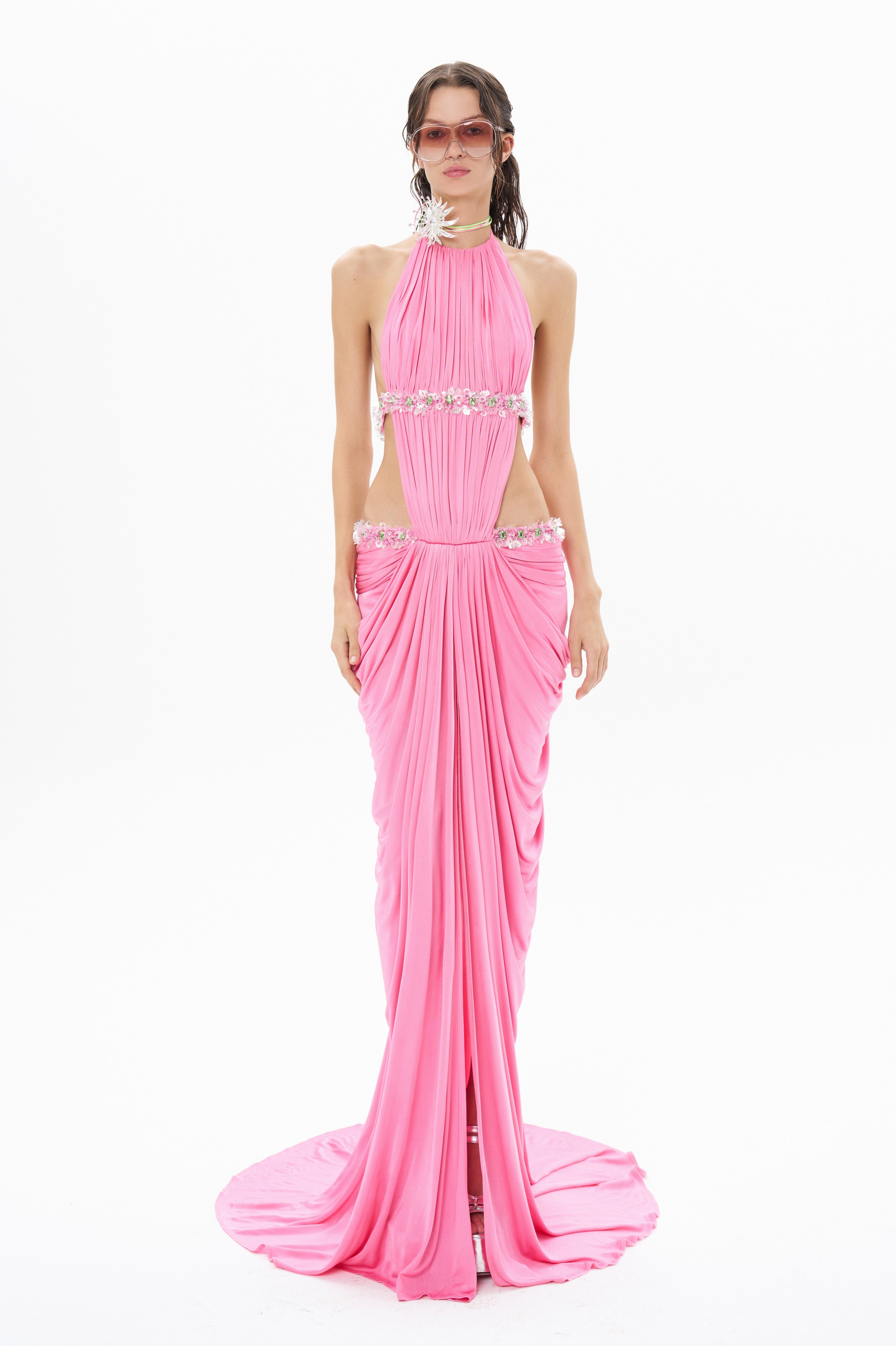 'Draped Padded Cup Maxi' dress Dresses