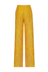 STONE TRIM LIGHT ORANGE OVERSIZE TROUSERS