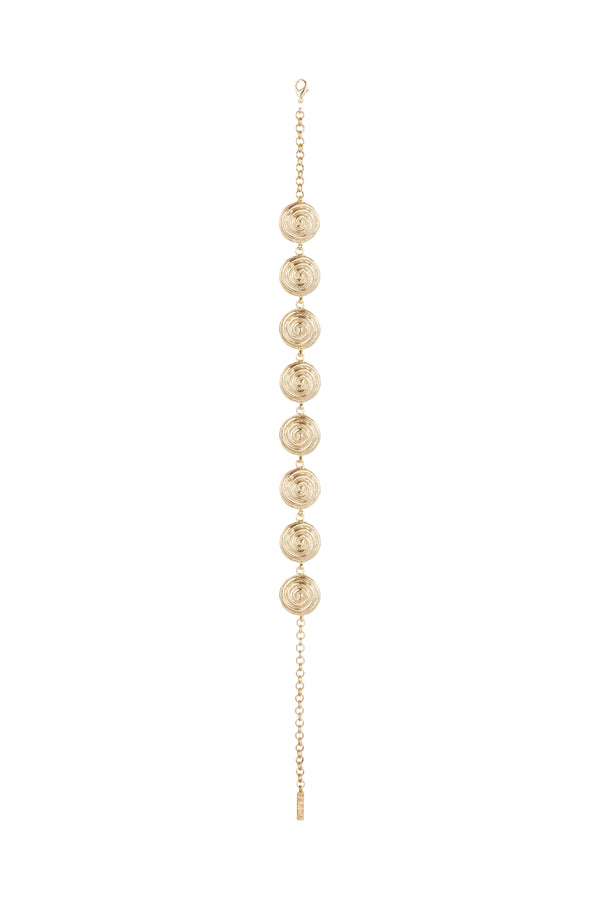 SPIRAL GOLD PLATED NECKLACE