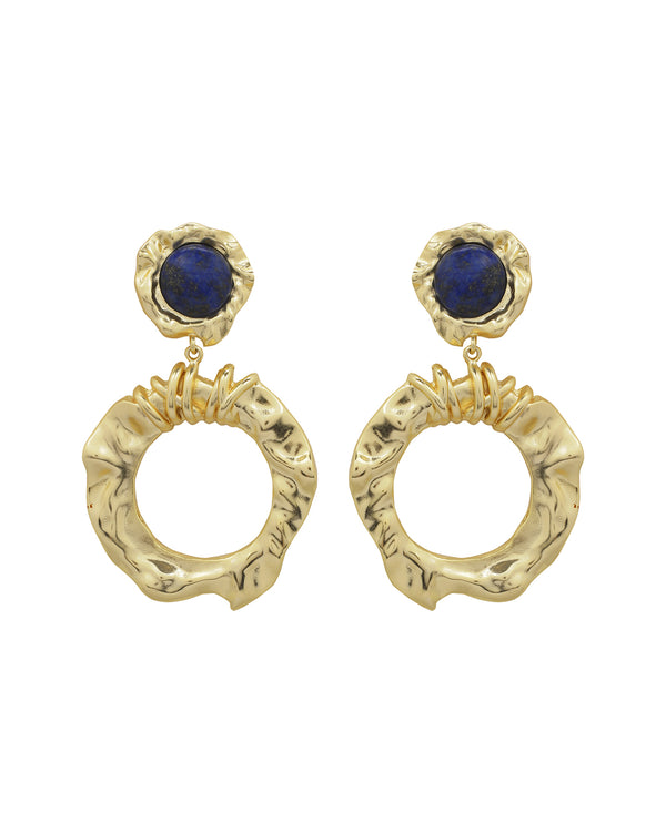 LAPIS STONE EARRINGS