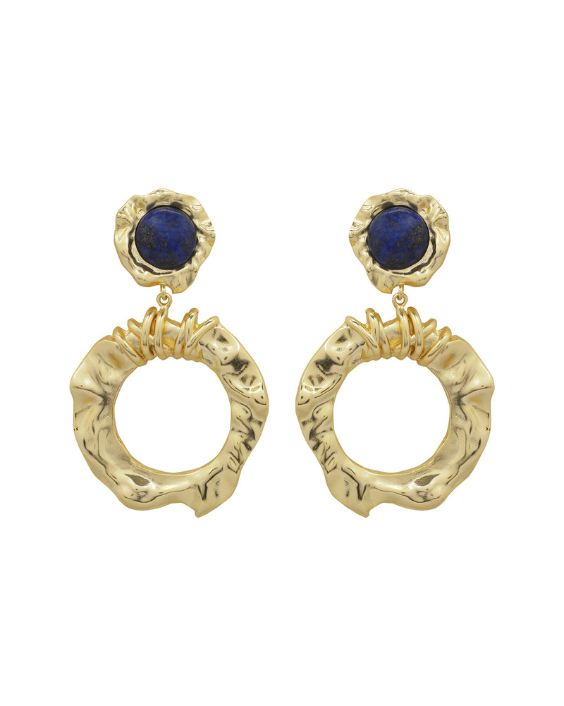 LAPIS STONE EARRINGS