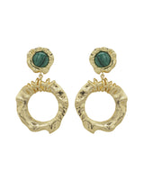 MALACHITE STONE EARRINGS