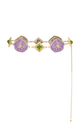 FARDA SUN BELT WITH ENAMEL DETAILS