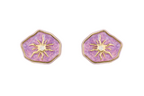 FARDA SUN EARRINGS WITH ENAMEL DETAILS