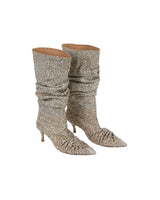 STONE TRIM LIGHT GREY OVERSIZE BOOTS